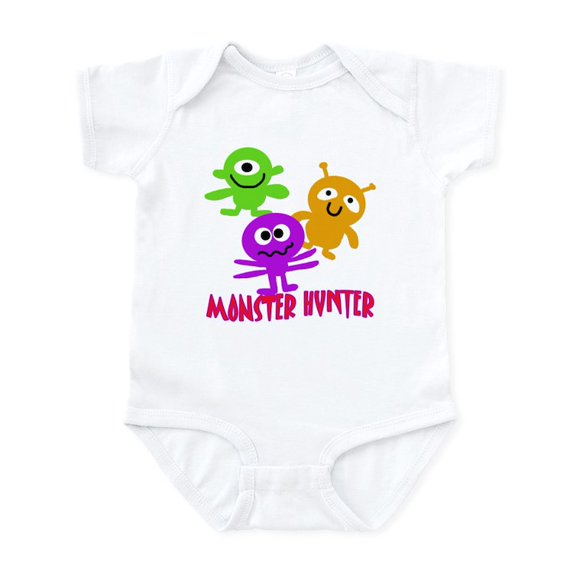 CafePress - Monster Hunter With MONSTERS Infant Bodysuit - Baby Light Bodysuit, Size Newborn - 24 Months