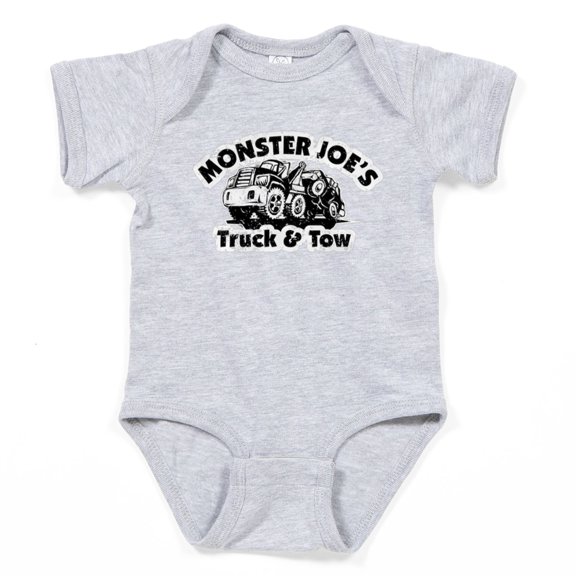 CafePress - Monster Joes Truck Tow - Cute Infant Bodysuit Baby Romper - Size Newborn - 24 Months
