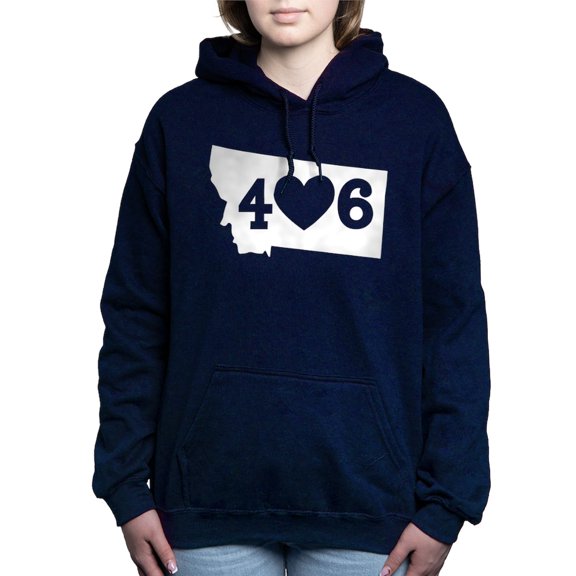 CafePress - Montana 406 - Pullover Hoodie, Classic & Comfortable Hooded Sweatshirt