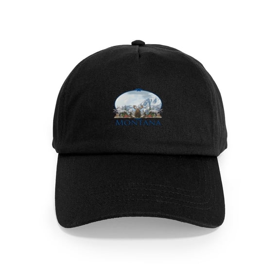 CafePress - Montana Cap - Adjustable 100% Brushed Unisex Casual Cotton Baseball Cap, Beige, 1