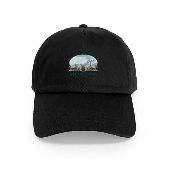 CafePress - Montana Cap - Adjustable 100% Brushed Unisex Casual Cotton Baseball Cap, Beige, 1