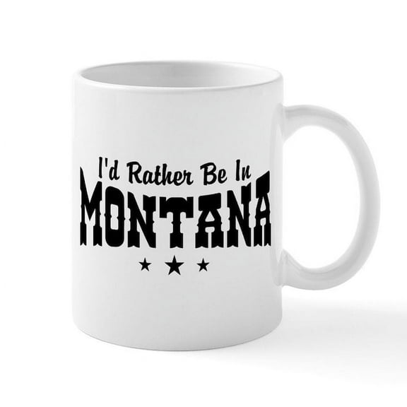 CafePress - Montana Mug - 11 oz Ceramic Mug - Novelty Coffee Tea Cup