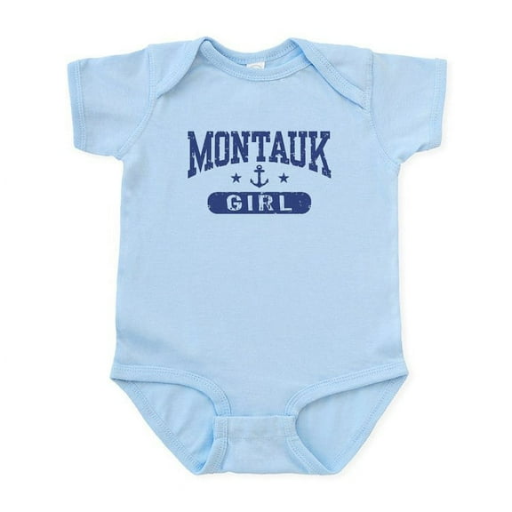 CafePress - Montauk Girl Infant Bodysuit - Baby Light Bodysuit, Size Newborn - 24 Months