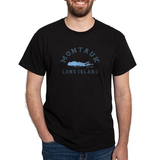 CafePress - Montauk Long Island. Dark T Shirt - Men's Classic Cotton T-Shirts