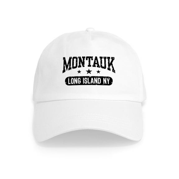 CafePress - Montauk Long Island NY Cap - Adjustable 100% Brushed Unisex Casual Cotton Baseball Cap, Beige, 1