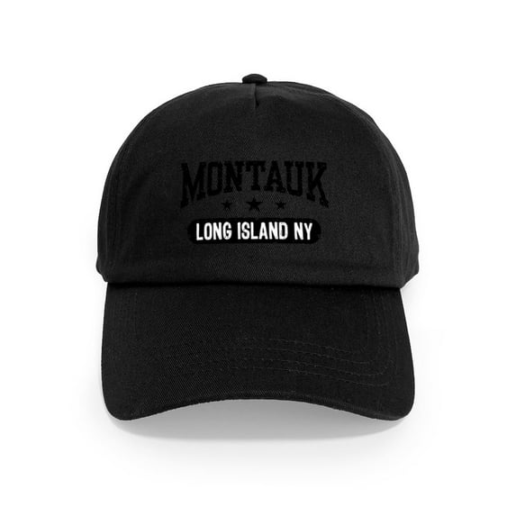CafePress - Montauk Long Island NY Cap - Adjustable 100% Brushed Unisex Casual Cotton Baseball Cap, Beige, 1