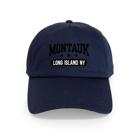 CafePress - Montauk Long Island NY Cap - Adjustable 100% Brushed Unisex Casual Cotton Baseball Cap, Beige, 1