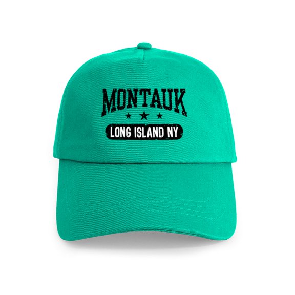 CafePress - Montauk Long Island NY Cap - Adjustable 100% Brushed Unisex Casual Cotton Baseball Cap, Beige, 1