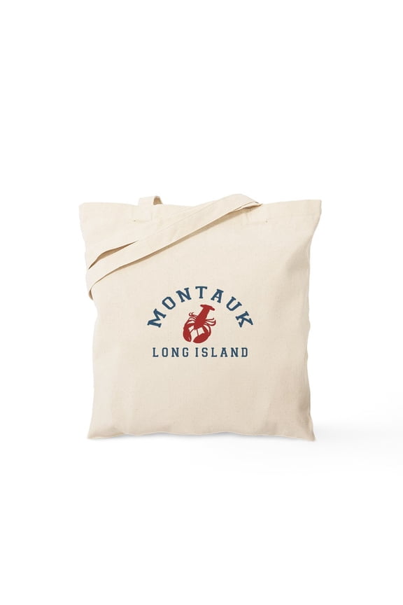 - Montauk Long Island. Tote Bag - Unisex Canvas Tote Bag, Beige, 1-Piece