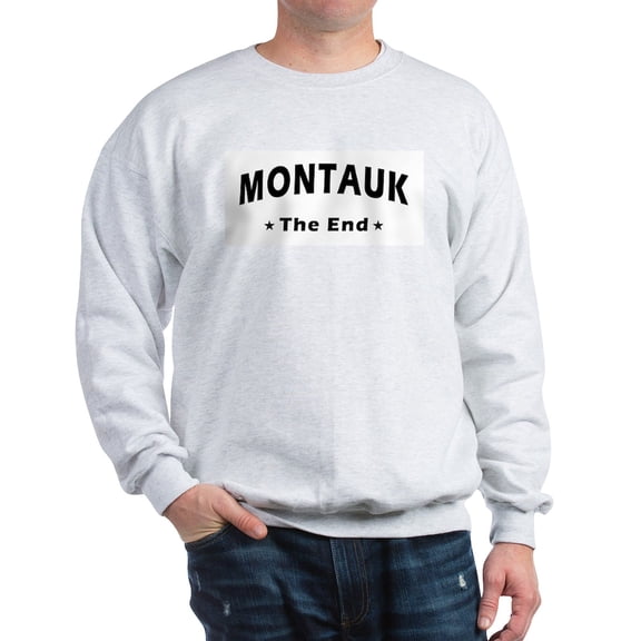 CafePress - Montauk The End T Shirts Sweatshirt - Crew Neck Sweatshirt