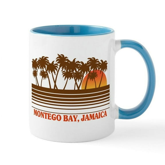 CafePress - Montego Bay Jamaica Mug - 11 oz Ceramic Mug - Novelty Coffee Tea Cup