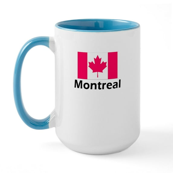 CafePress - Montreal Large Mug - 15 oz Ceramic Large White Novelty Mug