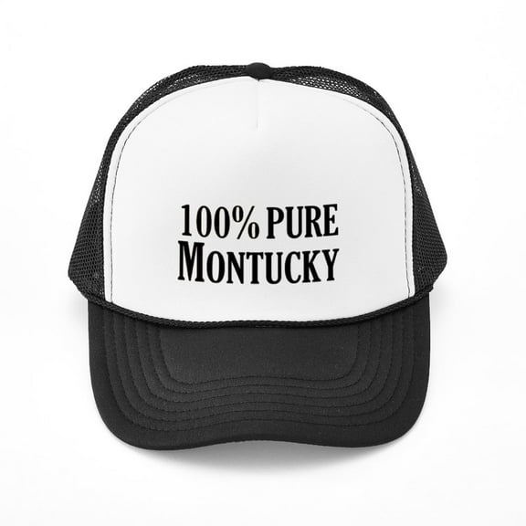 CafePress - Montucky - Adjustable Unisex Printed Trucker Hat with Mesh Back