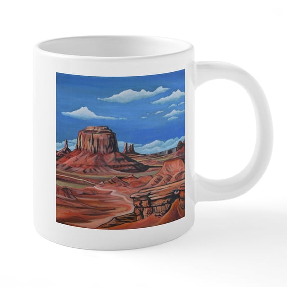CafePress - Monument Valley (John Ford Point) Mugs - 20 Oz White Ceramic Mega Mug