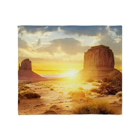 CafePress - Monument Valley Throw Blanket - Soft Fleece Throw Blanket, 50"x60" Stadium Blanket