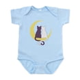 thumbnail image 1 of CafePress - Moon Cats Body Suit - Baby Light Bodysuit, Size Newborn - 24 Months, 1 of 4