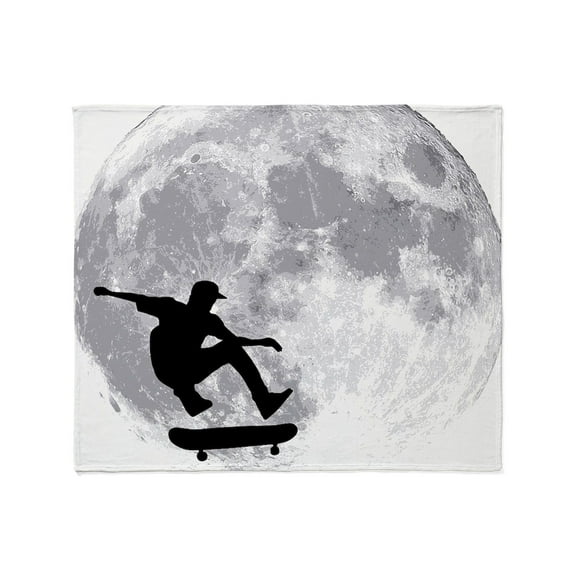 CafePress - Moon Throw Blanket - Soft Fleece Throw Blanket, 50"x60" for All Ages