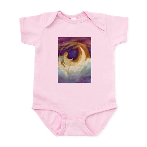 CafePress - Moonboat To Dreamland Infant Bodysuit - Baby Light Bodysuit, Size Newborn - 24 Months