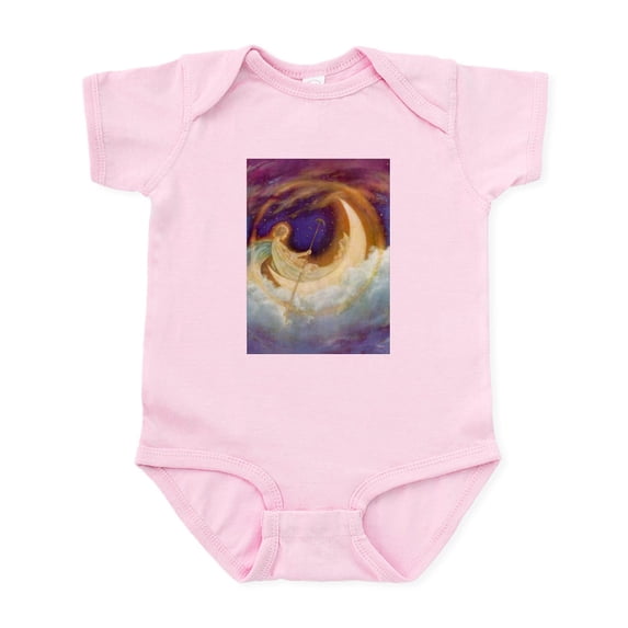 CafePress - Moonboat To Dreamland Infant Bodysuit - Baby Light Bodysuit, Size Newborn - 24 Months