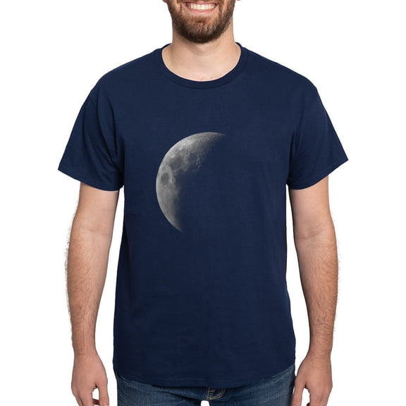 CafePress - Moonscape Dark T Shirt - Men's Classic Graphic Cotton T-Shirt