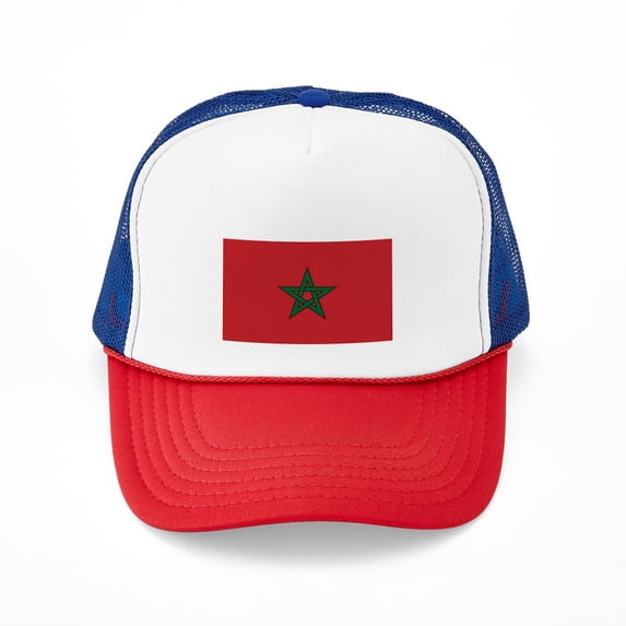 CafePress - Moorish American Flag - Adjustable Unisex Printed Trucker Hat with Mesh Back