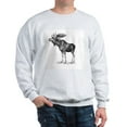 thumbnail image 1 of CafePress - Moose Sweatshirt - Crew Neck Sweatshirt, 1 of 4