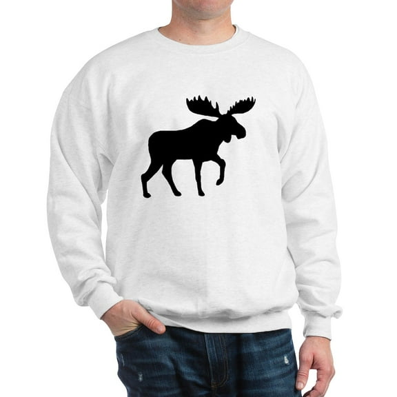 CafePress - Moose5in1ipadcase2 Sweatshirt - Crew Neck Sweatshirt