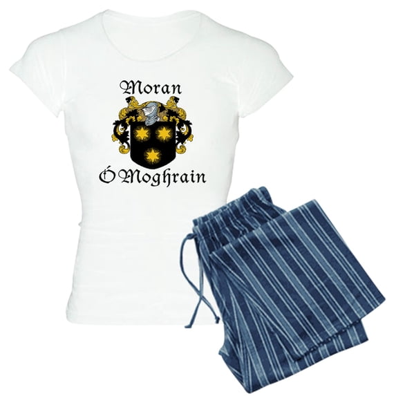 CafePress - Moran In Irish & English Women's Light Pajamas - Women's Short Sleeve Print T-Shirt and Pants Light Cotton Pajama Set