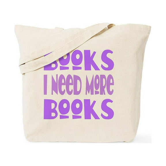 CafePress - More Books Tote Bag - Unisex Canvas Tote Bag, Beige, 1-Piece