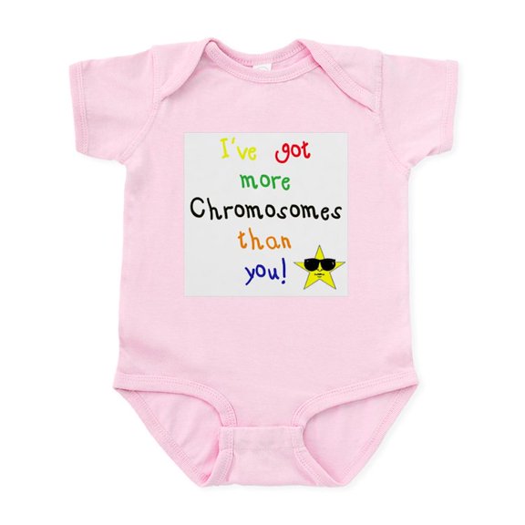 CafePress - More Chromosomes Infant Bodysuit - Baby Light Bodysuit, Size Newborn - 24 Months