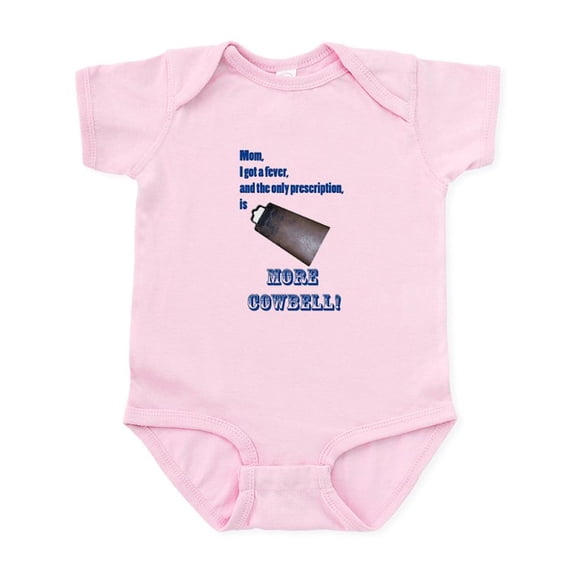 CafePress - More Cowbell Baby Onesie - Baby Light Bodysuit, Size Newborn - 24 Months