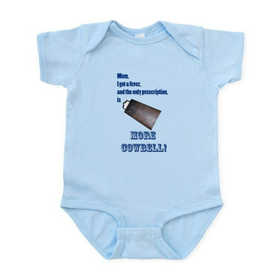 CafePress - More Cowbell Baby Onesie - Baby Light Bodysuit, Size Newborn - 24 Months