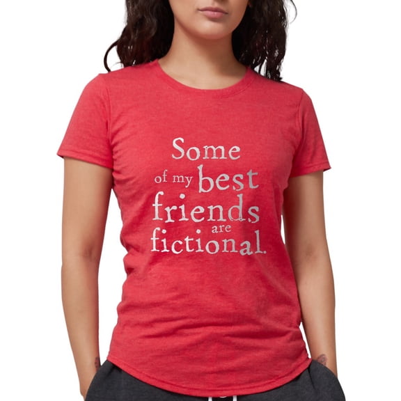 CafePress - More Fictional Friends Women's Deluxe T Shirt - Womens Tri-blend T-Shirt