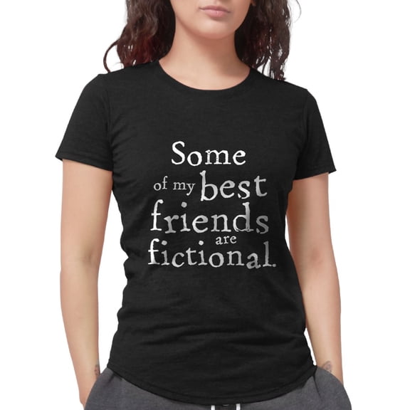 CafePress - More Fictional Friends Women's Deluxe T Shirt - Womens Tri-blend T-Shirt