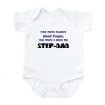 thumbnail image 1 of CafePress - More I Learn About People, More I Love My STEP DAD - Baby Light Bodysuit, Size Newborn - 24 Months, 1 of 4