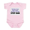 thumbnail image 1 of CafePress - More I Learn About People, More I Love My STEP DAD - Baby Light Bodysuit, Size Newborn - 24 Months, 1 of 4