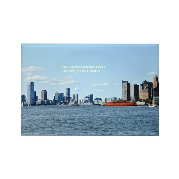 CafePress - More Views Of The Harbor, NYC Magnets - Rectangle Magnet, 2"x3" Refrigerator Magnet
