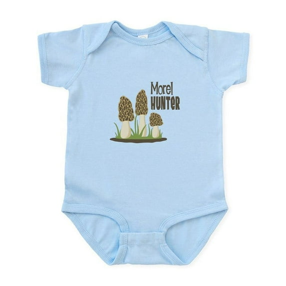 CafePress - Morel Hunter Body Suit - Baby Light Bodysuit, Size Newborn - 24 Months