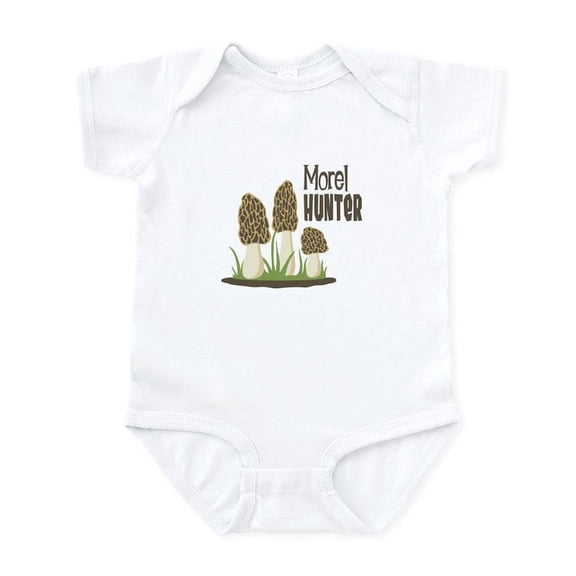 CafePress - Morel Hunter Body Suit - Baby Light Bodysuit, Size Newborn - 24 Months