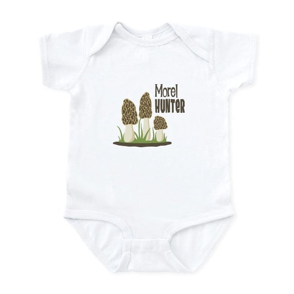 CafePress - Morel Hunter Body Suit - Baby Light Bodysuit, Size Newborn - 24 Months