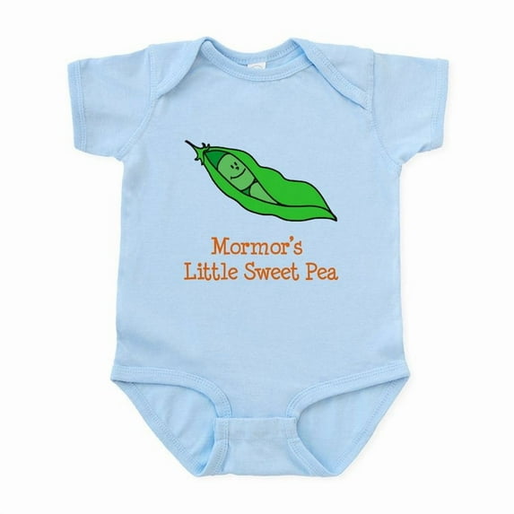 CafePress - Mormor's Sweet Pea Body Suit - Baby Light Bodysuit, Size Newborn - 24 Months
