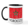 thumbnail image 1 of CafePress - Morocco Flag Mug - 11 oz Ceramic Mug - Novelty Coffee Tea Cup, 1 of 3