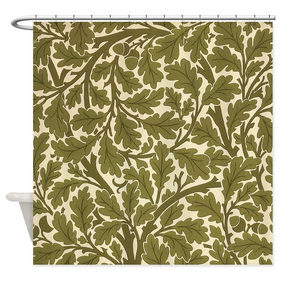 CafePress - Morris Oak Tree Design - Unique Fabric Shower Curtain 70" x 72"