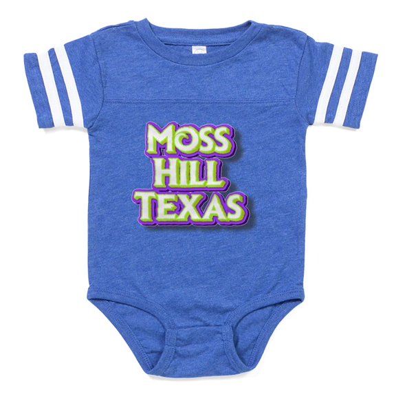 CafePress - Moss Hill Texas - Cute Infant Baby Football Bodysuit