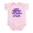 thumbnail image 1 of CafePress - Most Adorable Baby In The World Infant Bodysuit - Baby Light Bodysuit, Size Newborn - 24 Months, 1 of 4