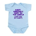thumbnail image 1 of CafePress - Most Adorable Baby In The World Infant Bodysuit - Baby Light Bodysuit, Size Newborn - 24 Months, 1 of 4