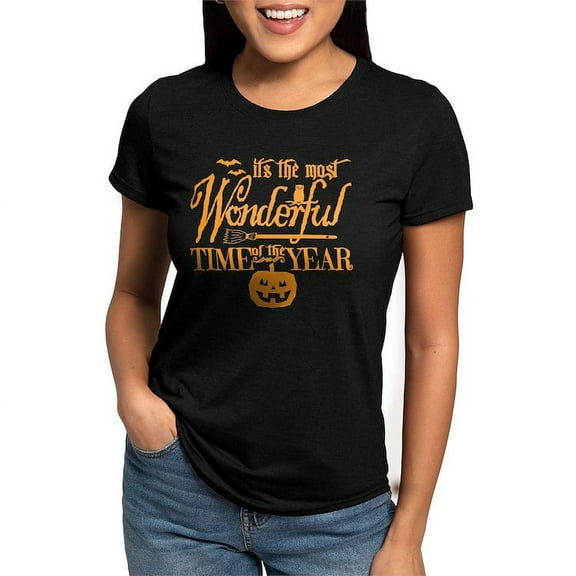 CafePress - Most Wonderful (Orange) T Shirt - Womens Tri-blend T-Shirt