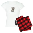 thumbnail image 1 of CafePress - Mother And Baby Elephant Women's Light Pajamas - Women's Short Sleeve Print T-Shirt and Pants Light Cotton Pajama Set, 1 of 7