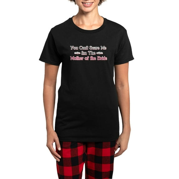 CafePress - Mother Of The Bride Humor Women's Dark Pajamas - Women's Short Sleeve Print T-Shirt and Pants Dark Cotton Pajama Set