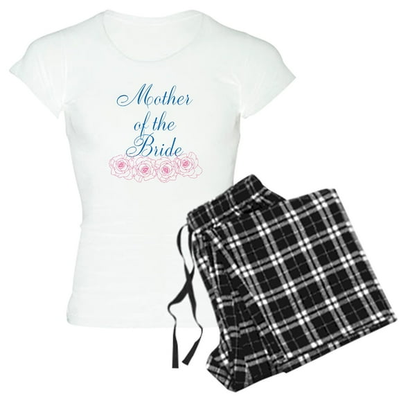 CafePress - Mother Of The Bride Pajamas - Women's Short Sleeve Print T-Shirt and Pants Light Cotton Pajama Set